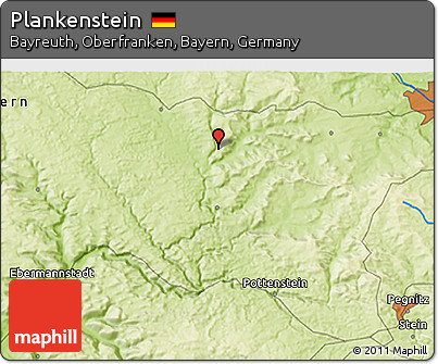 Physical 3D Map of Plankenstein