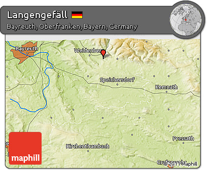 Physical 3D Map of Langengefäll