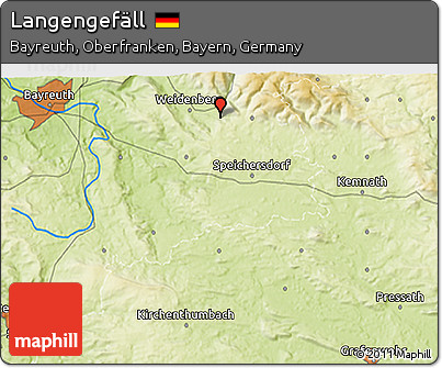 Physical 3D Map of Langengefäll
