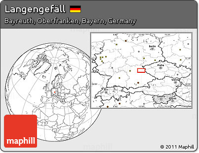 Blank Location Map of Langengefäll