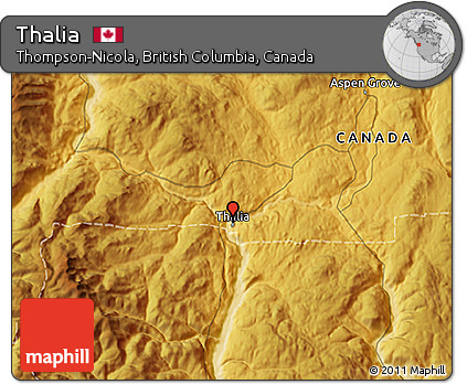Physical 3D Map of Thalia