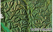 Satellite Map of the area around 49° 43' 37" N, 121° 28' 29" W