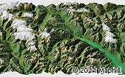 Satellite 3D Map of the area around 49° 43' 37" N, 122° 19' 29" W