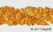 Political Panoramic Map of the area around 49° 43' 37" N, 122° 19' 29" W