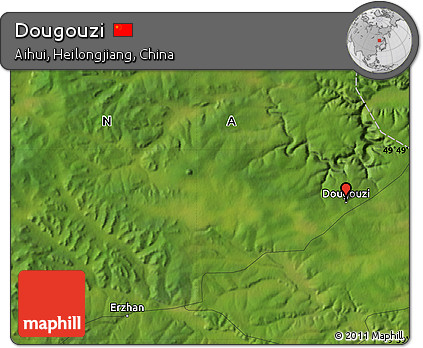 Satellite Map of Dougouzi