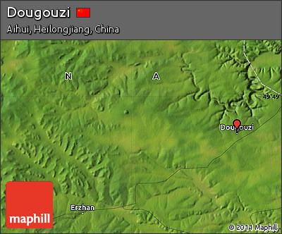 Satellite Map of Dougouzi