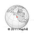 Outline Map of the Area around 49° 43' 37" N, 127° 25' 30" W, rectangular outline