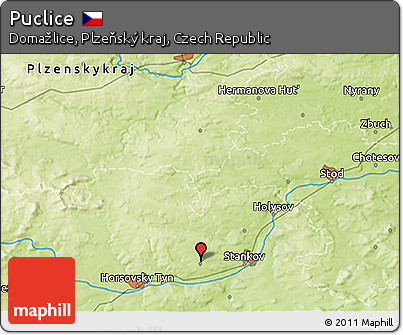 Physical 3D Map of Puclice
