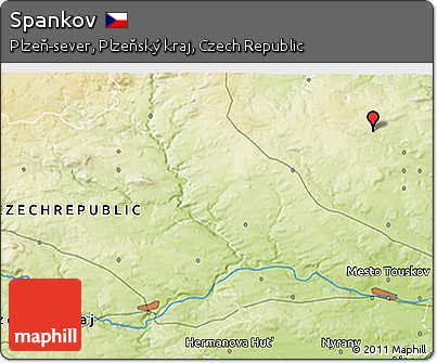 Physical 3D Map of Spankov