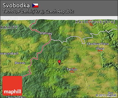 Satellite 3D Map of Svobodka
