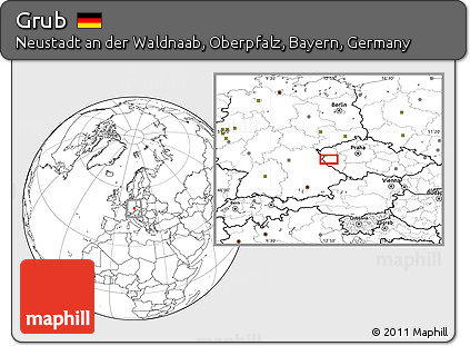 Blank Location Map of Grub