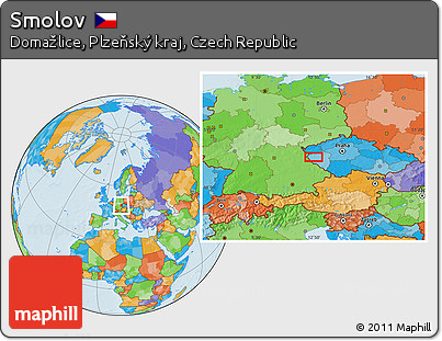 Political Location Map of Smolov