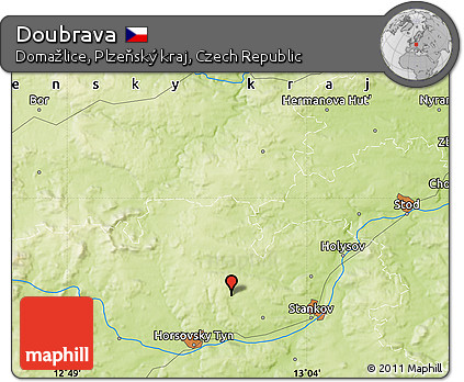 Physical Map of Doubrava