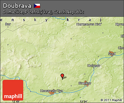 Physical Map of Doubrava