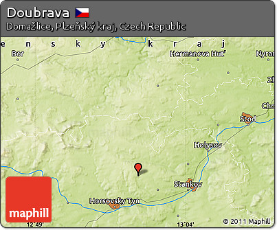 Physical Map of Doubrava