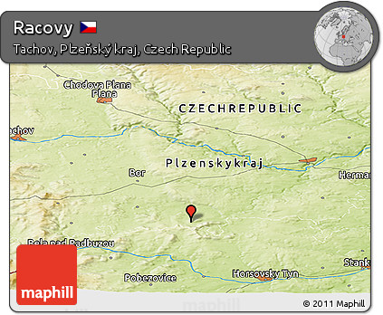 Physical Panoramic Map of Racovy