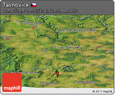 Satellite Panoramic Map of Tasnovice