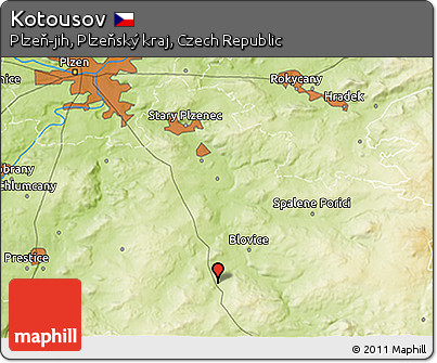 Physical 3D Map of Kotousov