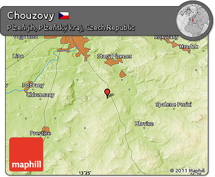 Physical Map of Chouzovy
