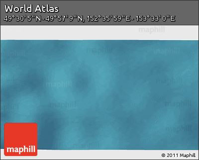 Satellite 3D Map of the Area around 49° 43' 37" N, 153° 4' 29" E