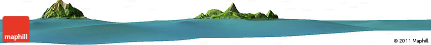 Satellite Horizon Map of the Area around 49° 43' 37" N, 154° 46' 30" E