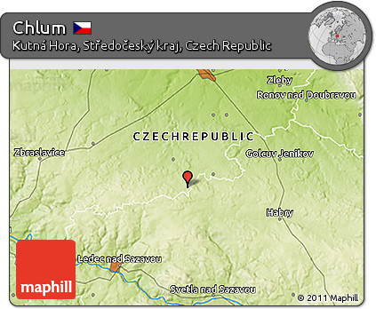 Physical 3D Map of Chlum