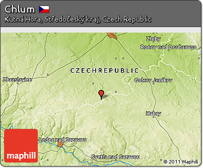 Physical 3D Map of Chlum