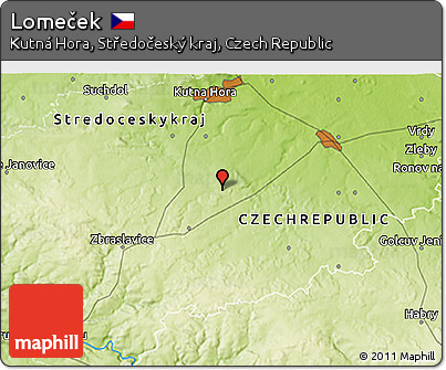 Physical 3D Map of Lomeček