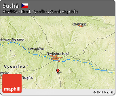 Physical 3D Map of Suchá