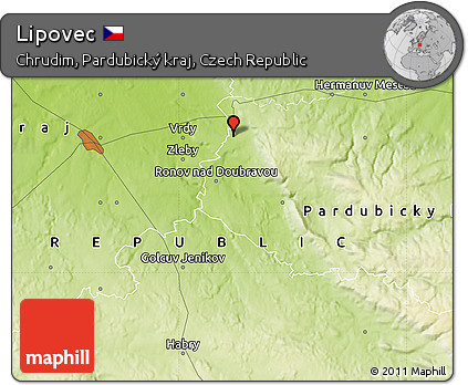 Physical Map of Lipovec