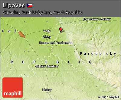 Physical Map of Lipovec
