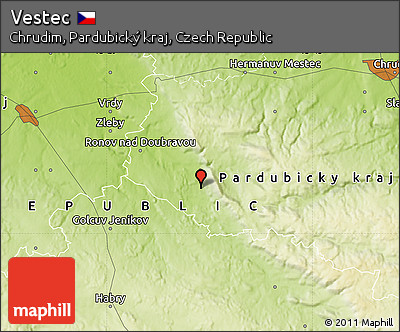 Physical Map of Vestec