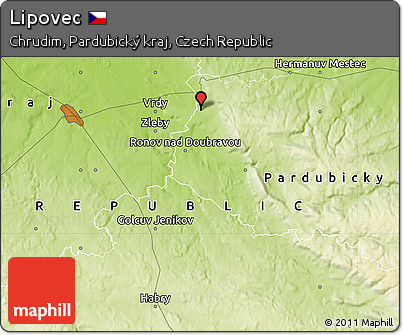 Physical Map of Lipovec