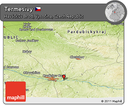 Physical Panoramic Map of Termesivy