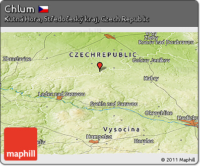 Physical Panoramic Map of Chlum