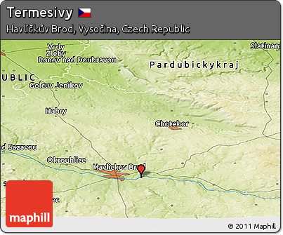 Physical Panoramic Map of Termesivy