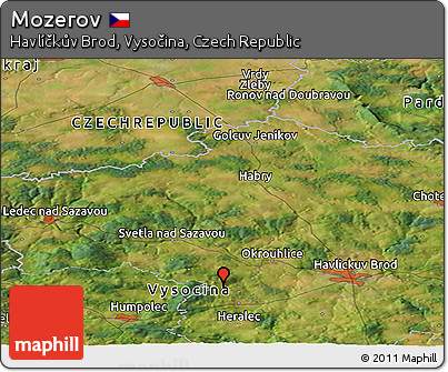Satellite Panoramic Map of Mozerov