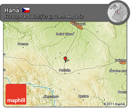 Physical 3D Map of Haná