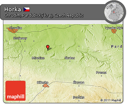 Physical 3D Map of Horka