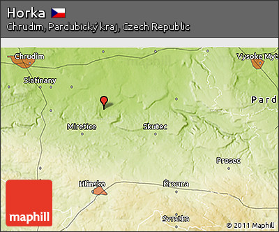Physical 3D Map of Horka