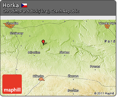 Physical 3D Map of Horka