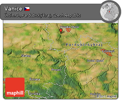 Satellite 3D Map of Vanice