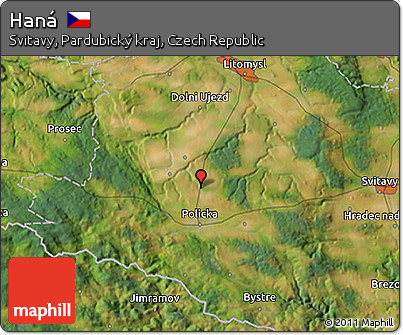 Satellite 3D Map of Haná