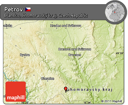 Physical Map of Petrov