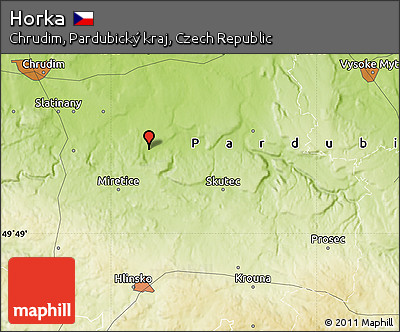 Physical Map of Horka