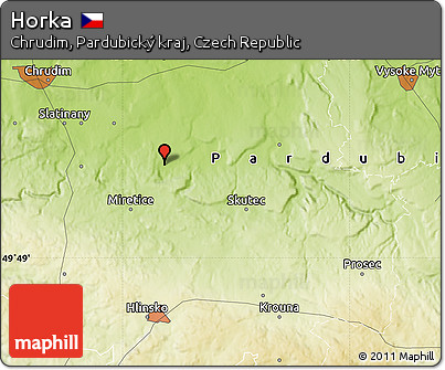 Physical Map of Horka