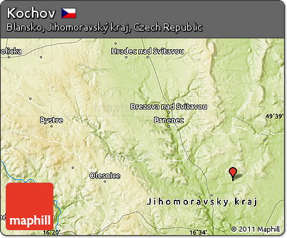 Physical Map of Kochov