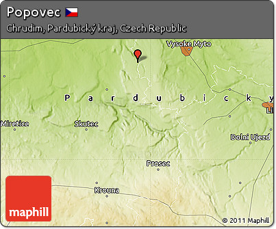 Physical Map of Popovec