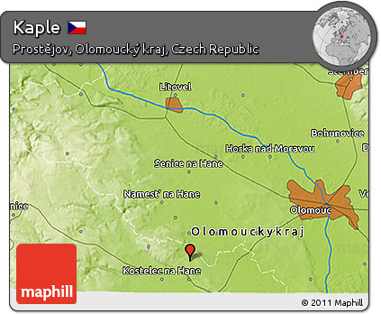 Physical 3D Map of Kaple