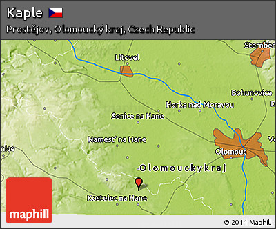 Physical 3D Map of Kaple